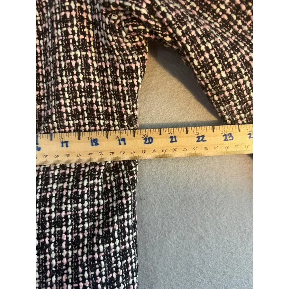 Scarlett Skirt Suit Womens 18 Black Pink Boucle Check Jacket 2 Piece Set Career